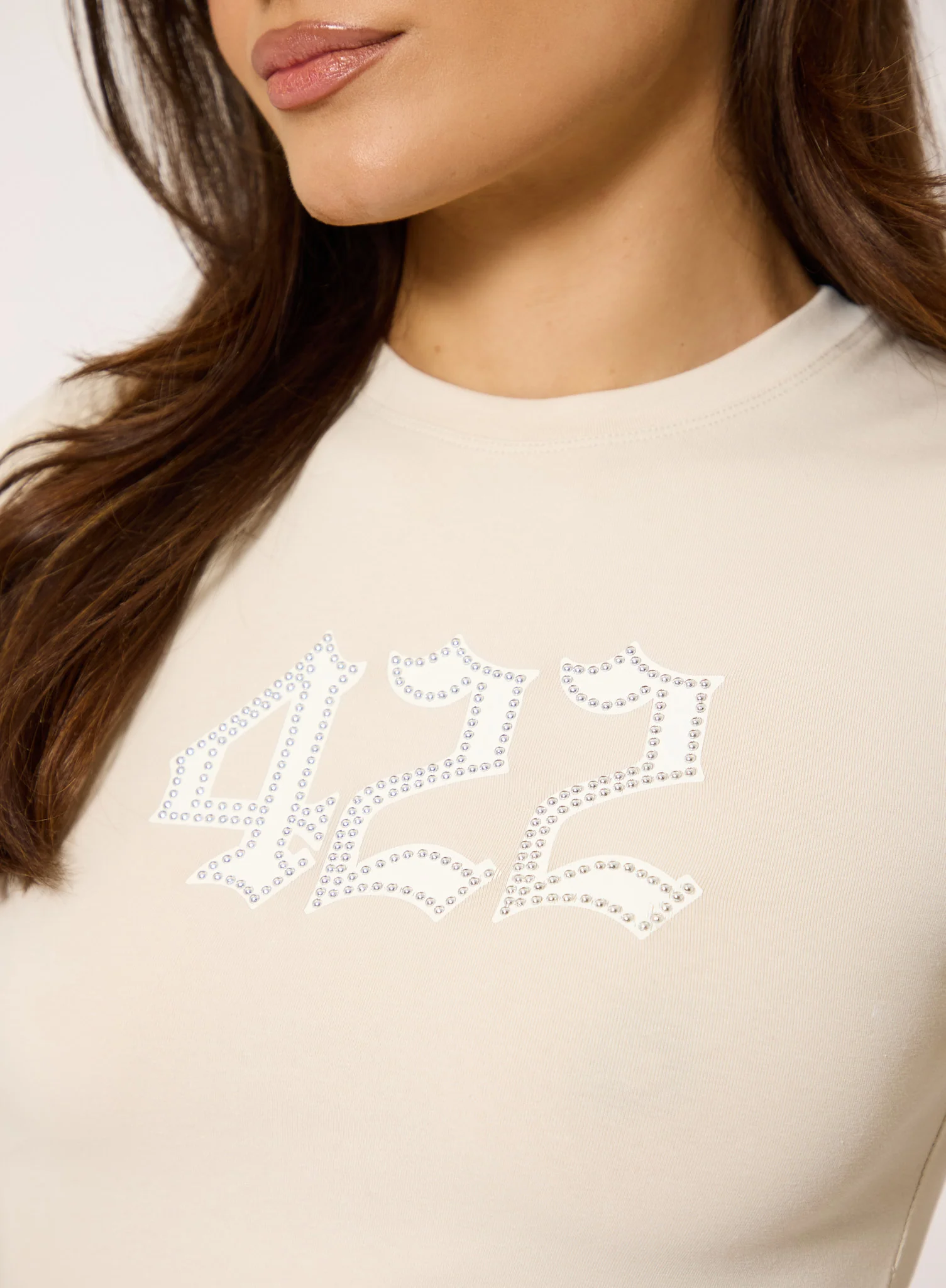 422 Baby Tee - Stone - Image 3