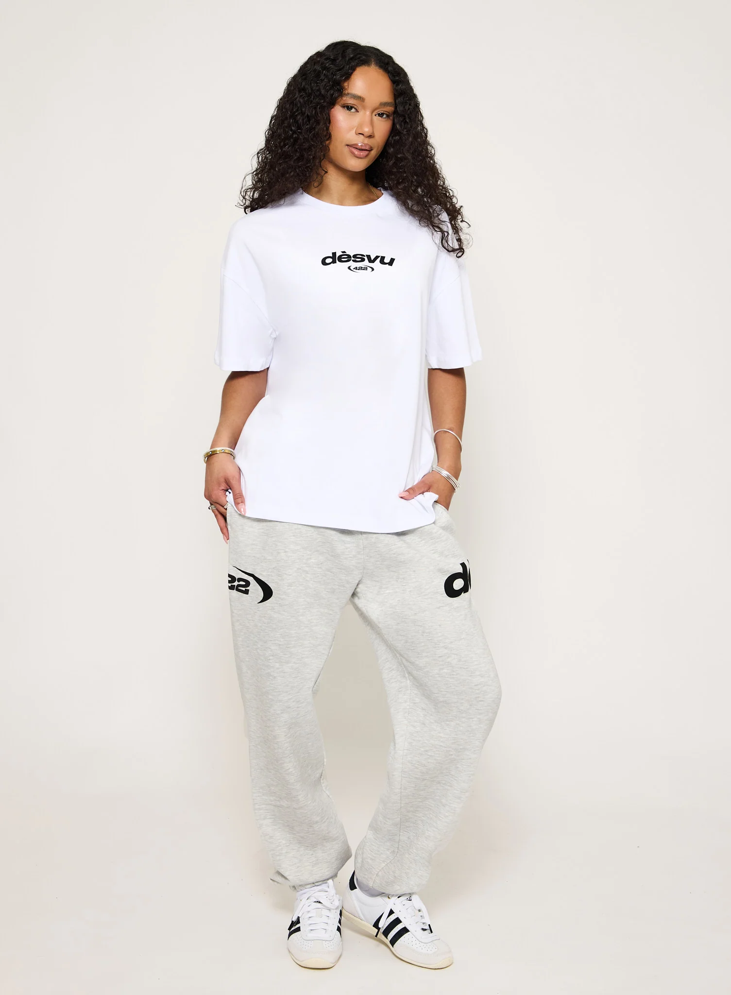 422 Oversized Tee - White - Image 4