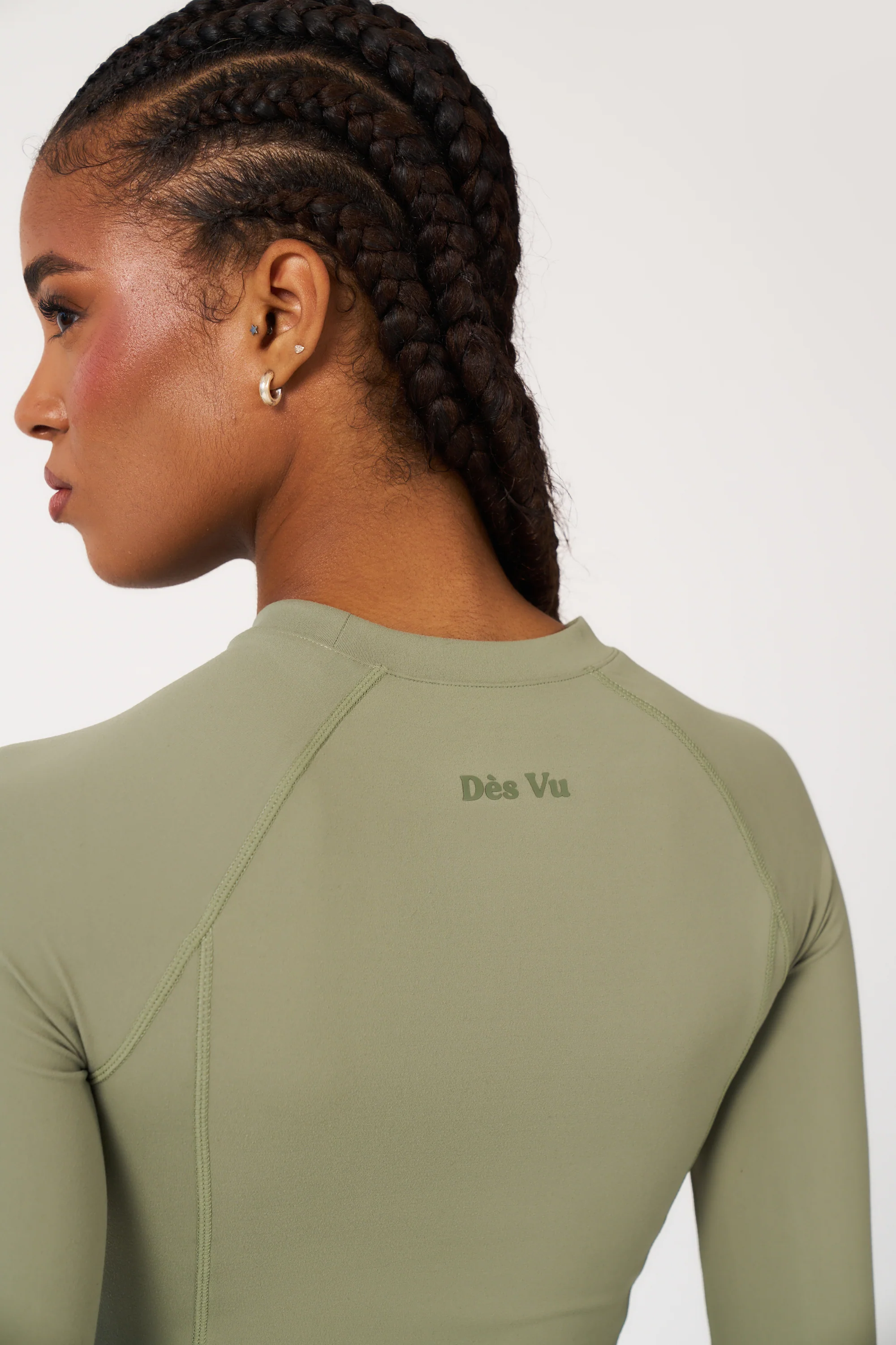 Long Sleeved Top - Olive - Image 5